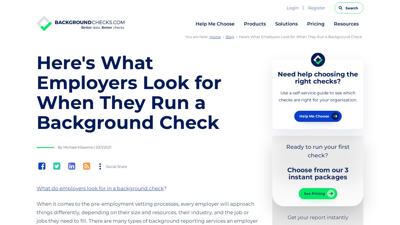 Here's What Employers Look for When They Run a Background Check
